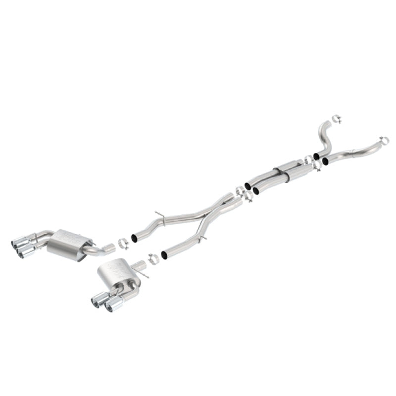 Borla Chevy 16-17 Camaro 6.2L ATAK Catback w/ Dual Tips (NPP) Dual Split Rear Exit - T1 Motorsports