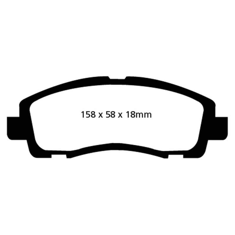 EBC Redstuff Brake Pads -  09-14 Acura TL 3.5 - Front Brake Pads