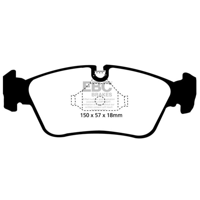 EBC Redstuff Brake Pads -  99-02 BMW Z3 2.5 - Front Brake Pads