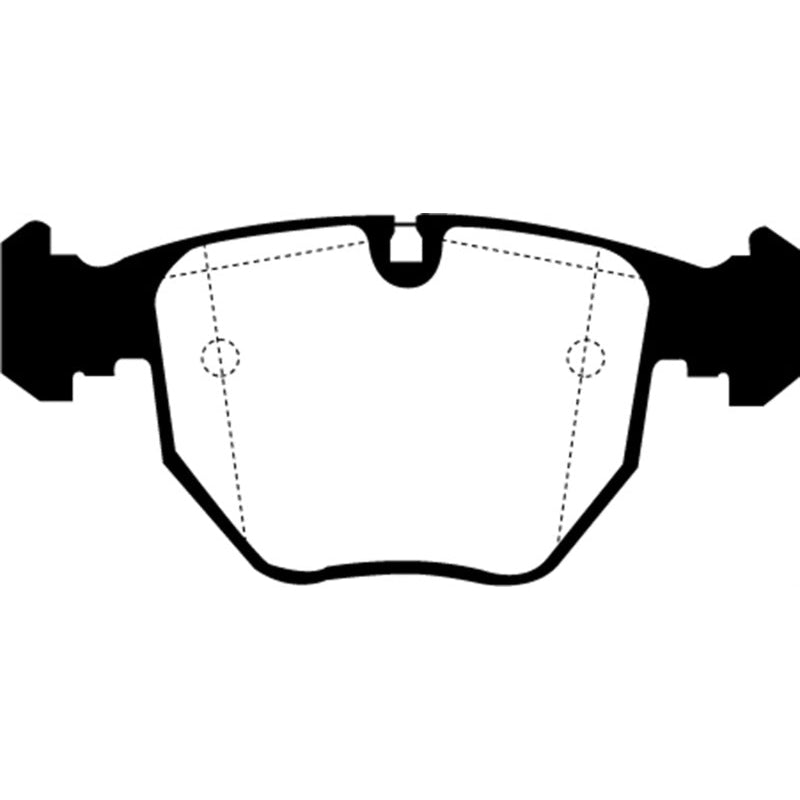 EBC Redstuff Brake Pads -  00-04 BMW M5 5.0 (E39) - Front Brake Pads