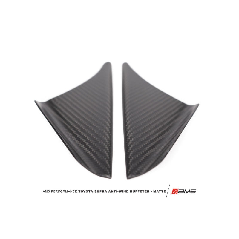 AMS Performance 2020+ Toyota GR Supra Anti-Wind Buffeting Kit - Matte Carbon - T1 Motorsports