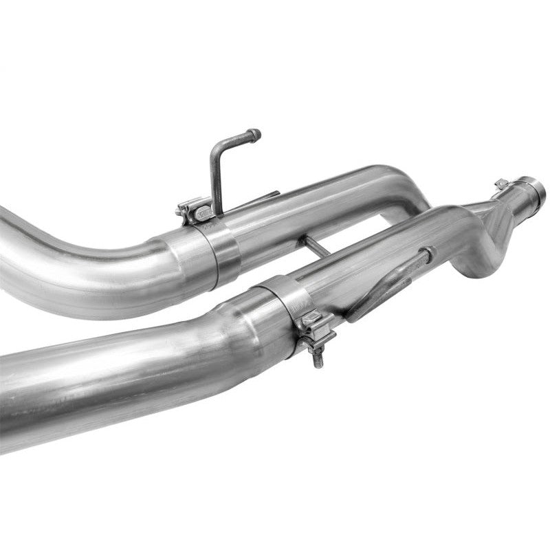aFe MACHForce XP DPF-Back Exhaust 3in SS w/ 6in Polished Tips 2014 Dodge Ram 1500 V6 3.0L EcoDiesel