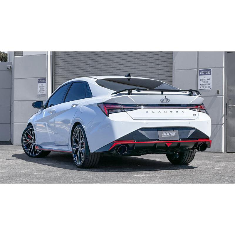 Borla ATAK Catback Exhaust (Black Chrome Tips) - 2022-2023 Hyundai Elantra N 2.0L 4 CYL. Turbo