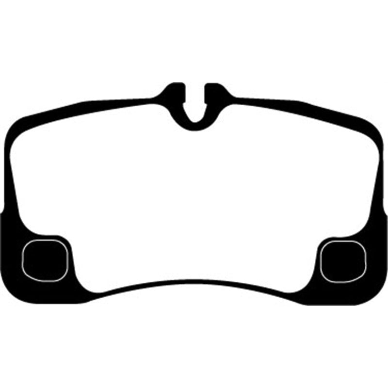 EBC Redstuff Brake Pads -  09-12 Porsche 911 (997) (Cast Iron Rotor only) 3.6 Carrera 2 - Rear Brake Pads