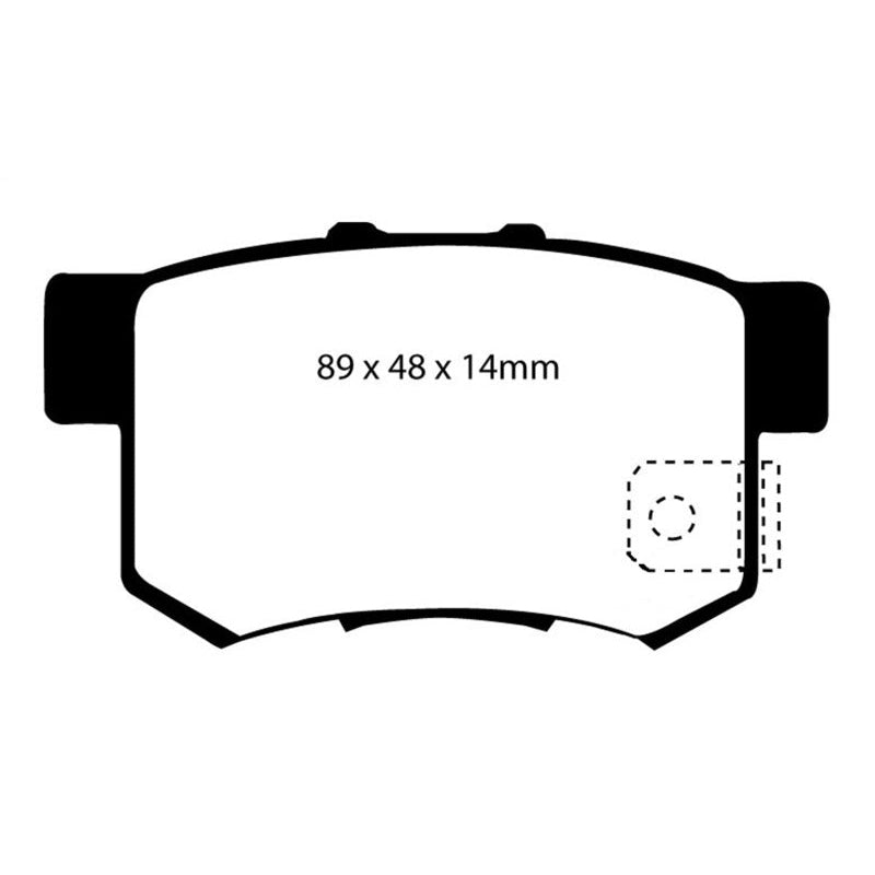 EBC Redstuff Brake Pads -  97 Acura CL 2.2 - Rear Brake Pads