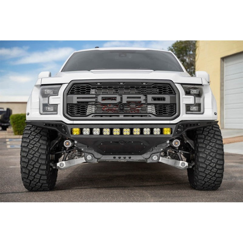 Addictive Desert Designs 17-20 Ford F-150 Raptor Rock Fighter Frame Cut Front Bumper