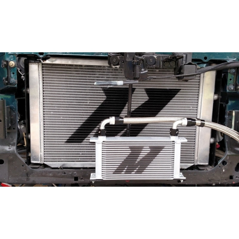 Mishimoto Universal 10 Row Oil Cooler Kit (Metal Braided Lines) - T1 Motorsports