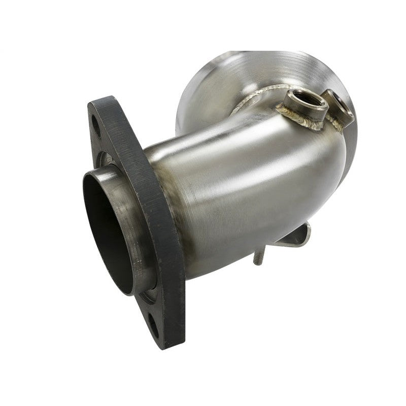 aFe Twisted Steel 3in. 304 SS Catted Series Downpipe 16-18 Ford Focus RS I4-2.3L (t) - T1 Motorsports