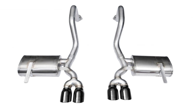 Corsa Xtreme Axle-Back Exhaust w/ Twin 3.5" Black Tips - 1997-2004 Chevrolet Corvette C5 Z06 5.7L V8