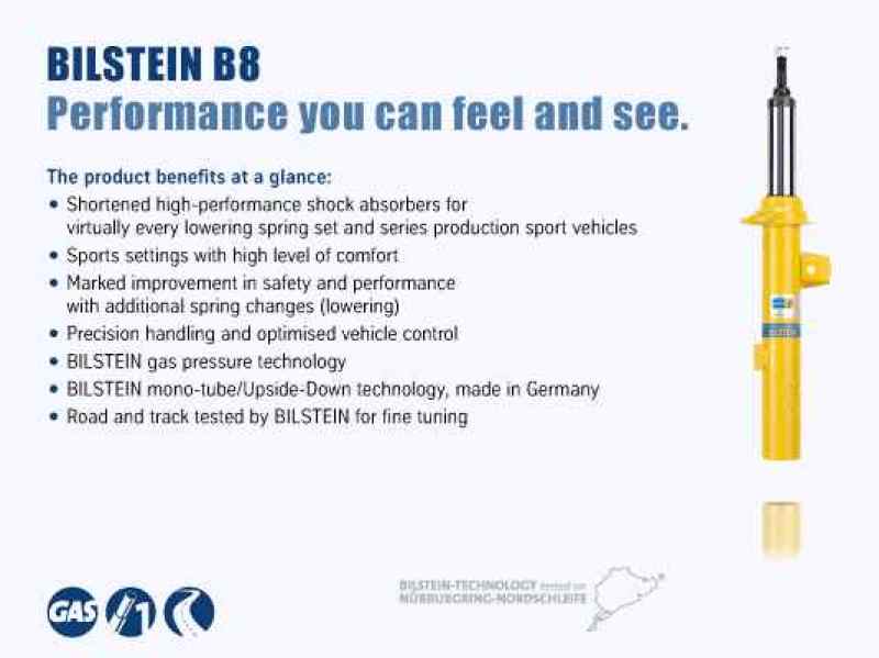 Bilstein B8 Performance Plus Ford Mondeo IV / VL Front Left Monotube Shock