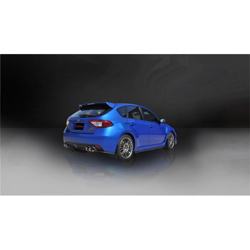 Corsa Sport Cat-Back Exhaust w/Polished Tips - 2008-2014 Subaru Impreza Hatchback STI