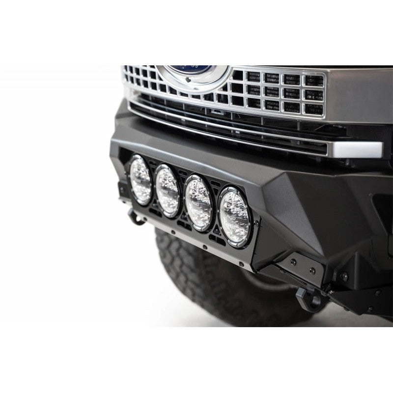 Addictive Desert Designs 17-20 Ford Super Duty Bomber Front Bumper w/ Mounts For 4 Rigid 360 6in