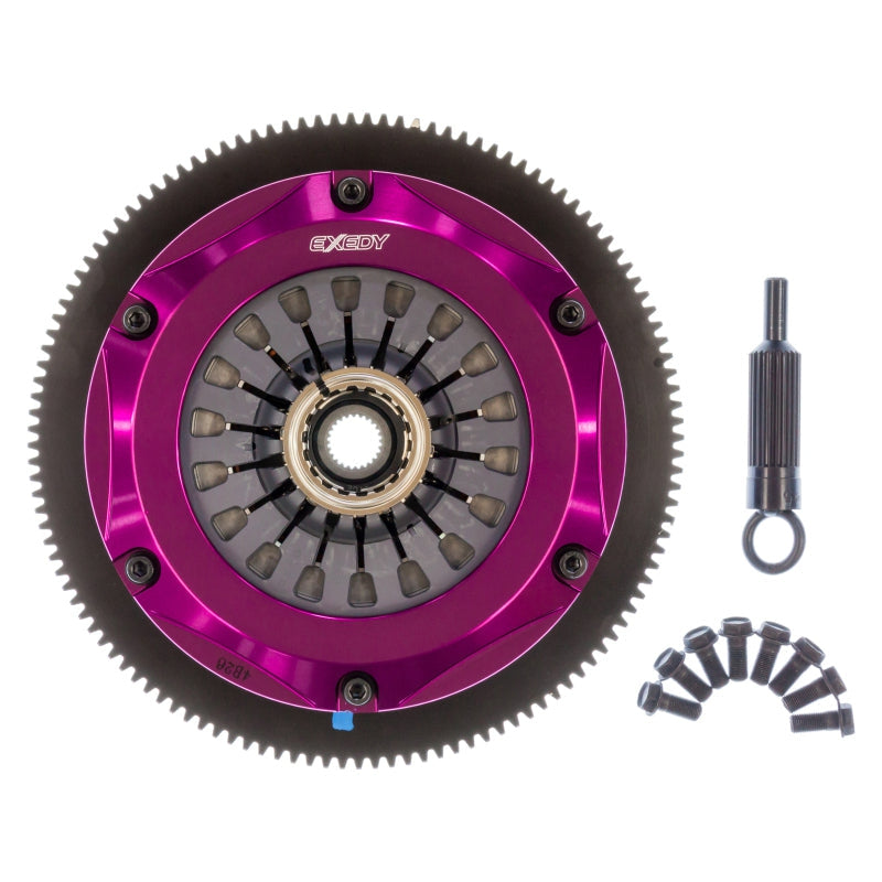 Exedy 2004-2014 Subaru Impreza WRX STI H4 Hyper Twin Cerametallic Clutch Sprung Disc Pull Type - T1 Motorsports