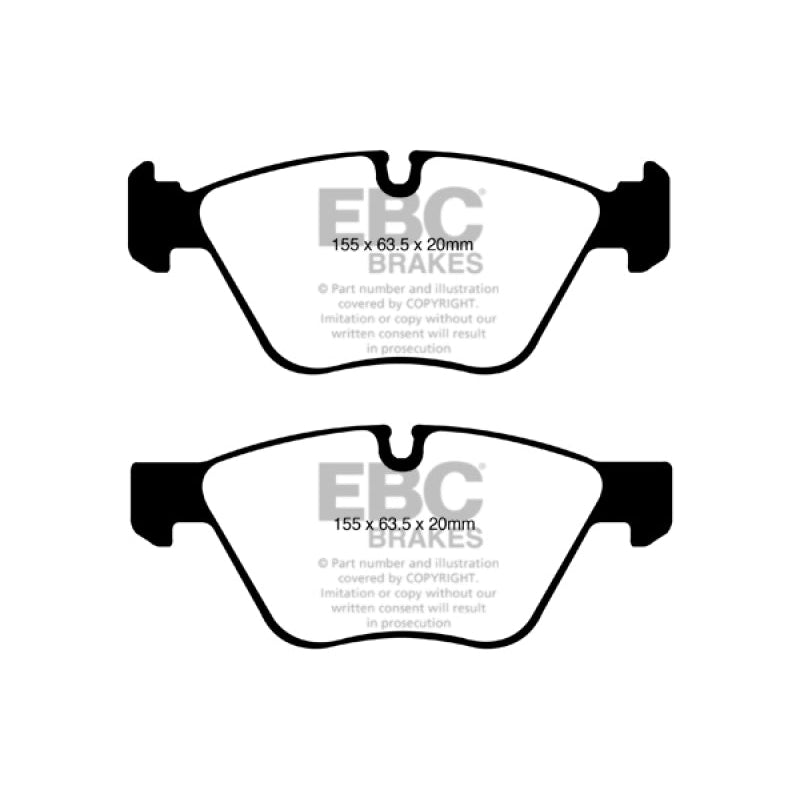 EBC Redstuff Brake Pads -  08-10 BMW 128 3.0 - Front Brake Pads