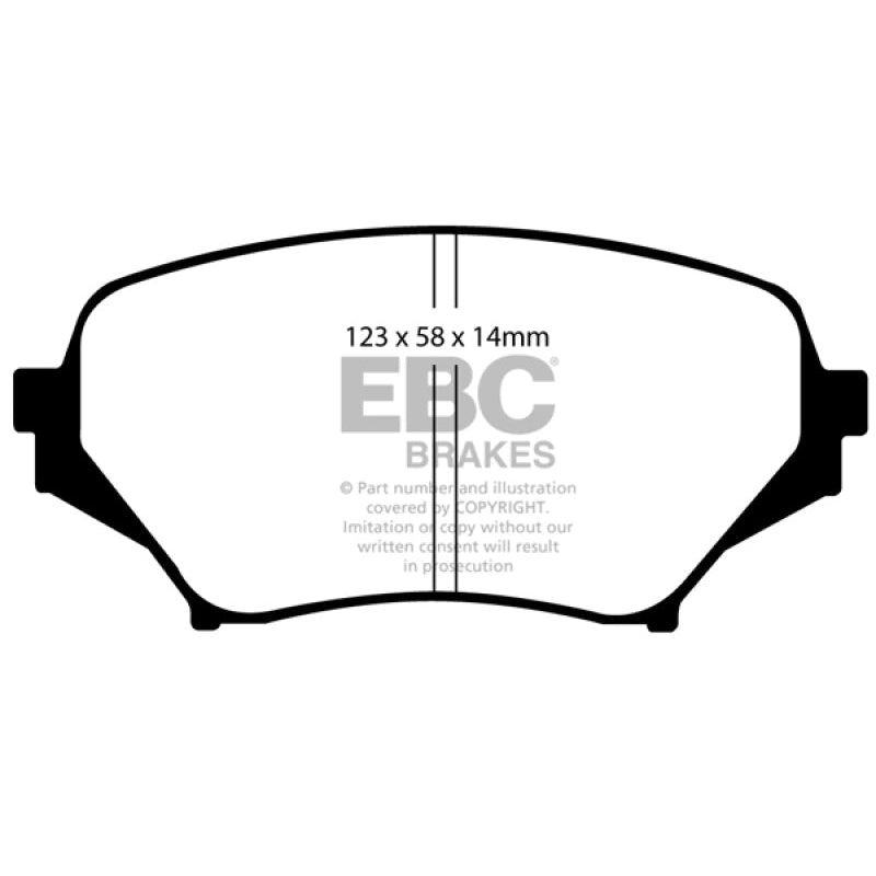 EBC Redstuff Brake Pads -  06-15 Mazda Miata MX5 2.0 - Front Brake Pads