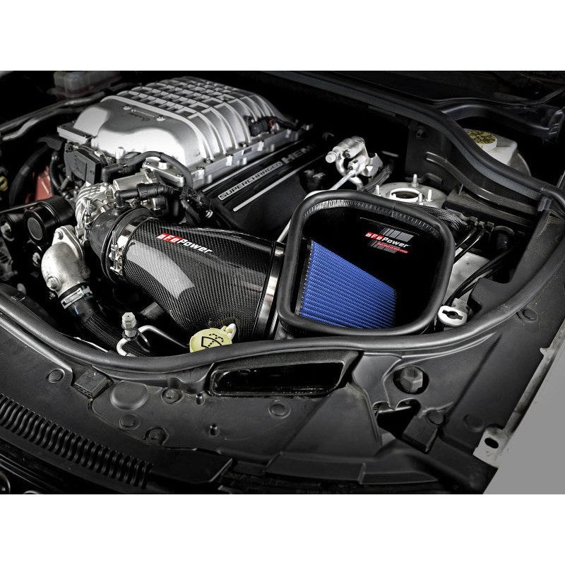 aFe Track Series Carbon Fiber Pro 5R AIS - 2018 Jeep Grand Cherokee Trackhawk (WK2) V8-6.2L(SC) - T1 Motorsports