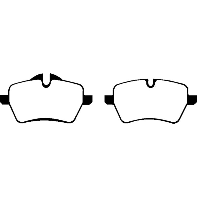 EBC Redstuff Brake Pads -  07-14 Mini Hardtop 1.6 Turbo Cooper S - Front Brake Pads