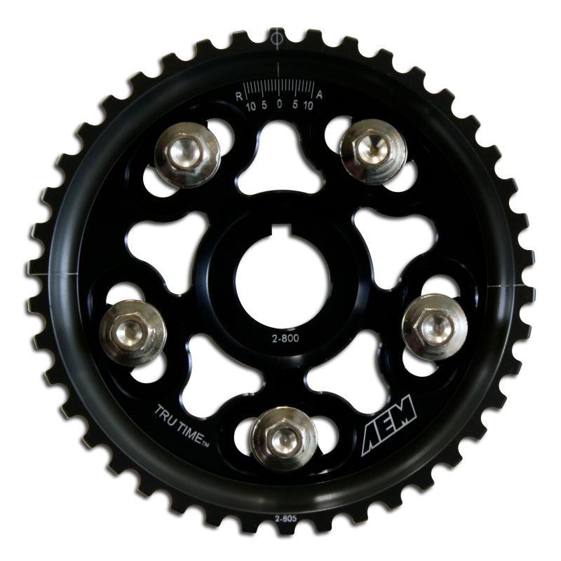 AEM 92-01 Honda Prelude Si VTEC/ Base & SH True Black Tru-Time Cam Gear - T1 Motorsports