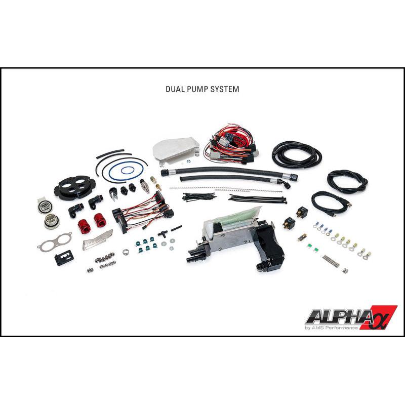 AMS Performance 2009+ Nissan GT-R R35 Omega Fuel System - Dual Pumps