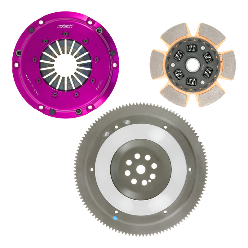 Exedy 1992-1993 Acura Integra L4 Hyper Single Clutch Sprung Center Disc Push Type Cover - T1 Motorsports