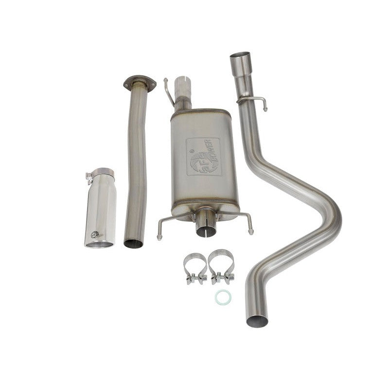 aFe MACH Force XP Cat-Back Stainless Steel Exhaust Syst w/Polished Tip Toyota Tacoma 05-12 L4-2.7L