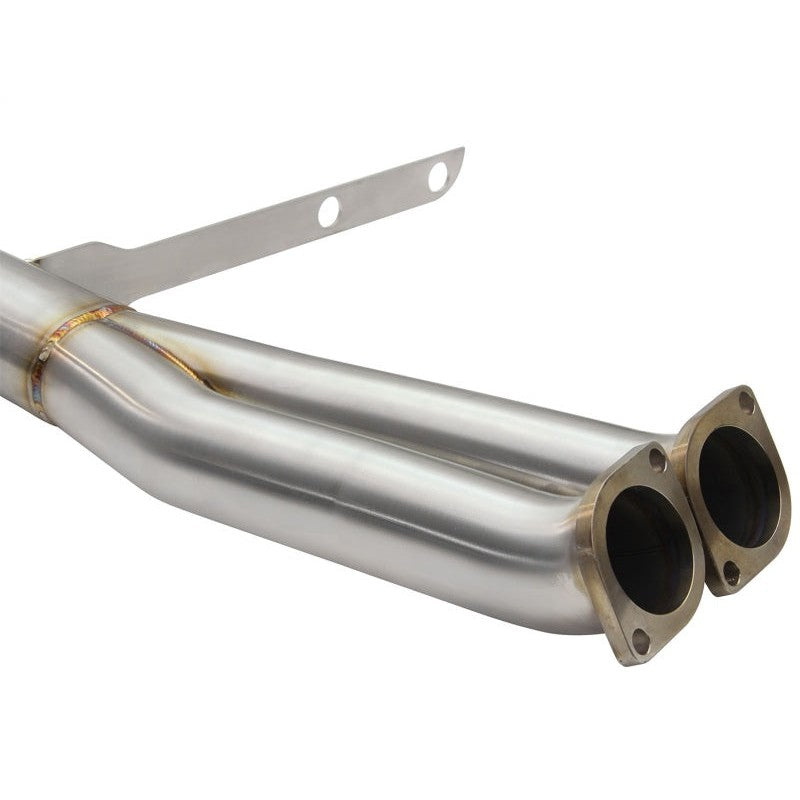 aFe MACHForce XP SS-304 Polish Tip 3.0in-2.5in Dia Cat Back Exhaust 11-13 BMW 335i (E90/E92) 3.0L