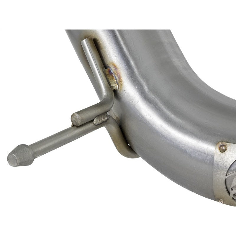 aFe Twisted Steel 3in Rear Down-Pipe/Mid Pipe 2017+ Honda Civic Type R I4 2.0L (t)