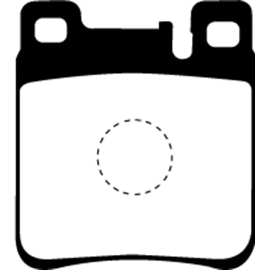EBC Redstuff Brake Pads -  05-06 Chrysler Crossfire 3.2 SRT6 - Rear Brake Pads