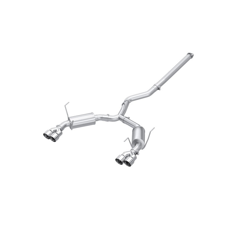 MBRP 2022+ Subaru WRX 3in Cat-Back Dual Split Rear Quad Tips Street Profile Exhaust - T1 Motorsports