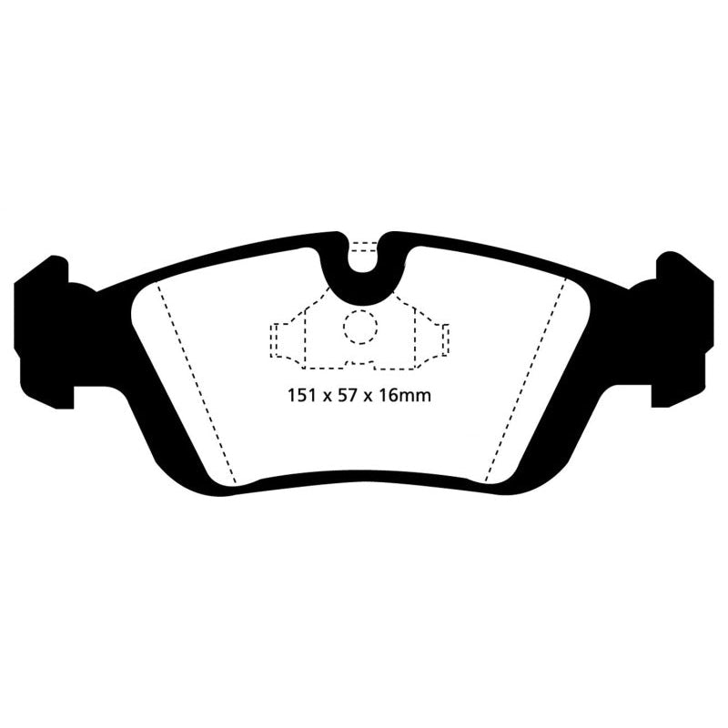 EBC Redstuff Brake Pads -  96-98 BMW Z3 1.9 - Front Brake Pads