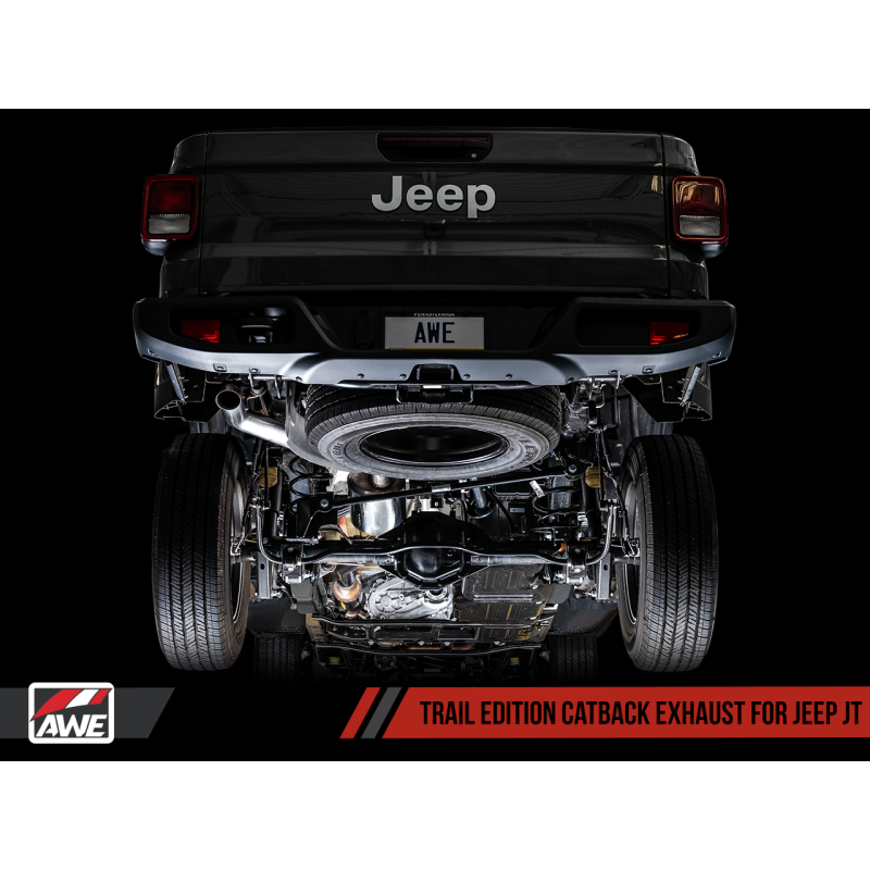 AWE Tuning 20-21 Jeep Gladiator JT 3.6L Trail Edition Cat-Back Exhaust