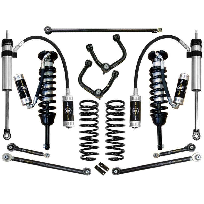 ICON 03-09 Toyota 4Runner/FJ 0-3.5in Stage 6 Suspension System w/Tubular Uca - T1 Motorsports