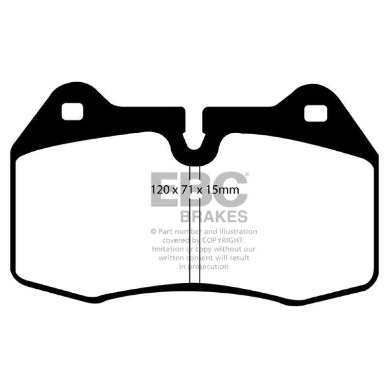 EBC Redstuff Brake Pads -  03-04 Infiniti G35 3.5 (Manual) (Brembo) - Front Brake Pads