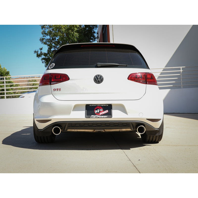 aFe MACH Force-Xp 3in to 2-1/2in Stainless Steel Axle-Back Exhaust - 15-17 Volkswagen GTI