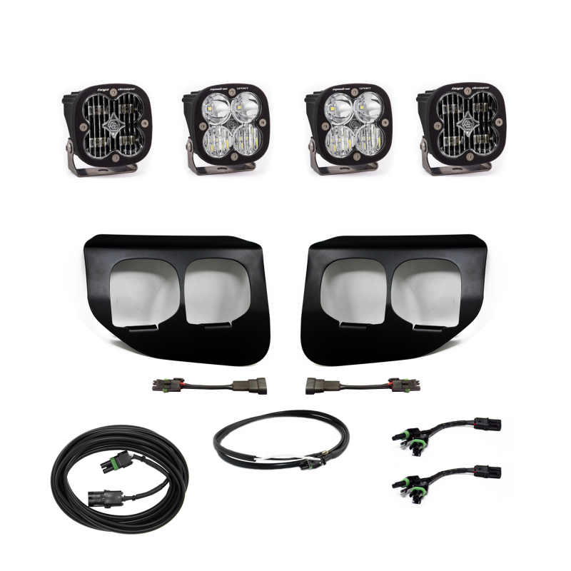 Baja Designs Ford Super Duty (20-On) Fog Lights Dual FPK SAE/Sport DC Baja Designs w/Upfitter - T1 Motorsports