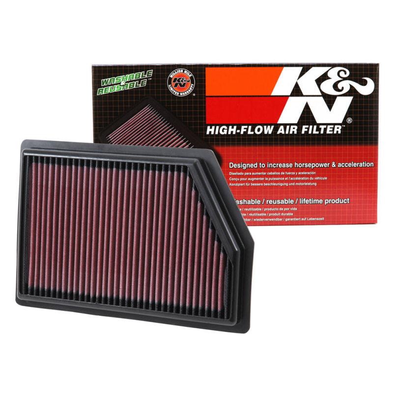 K&N Replacement Panel Air Filter for 2014 Jeep Cherokee 2.4L/3.2L