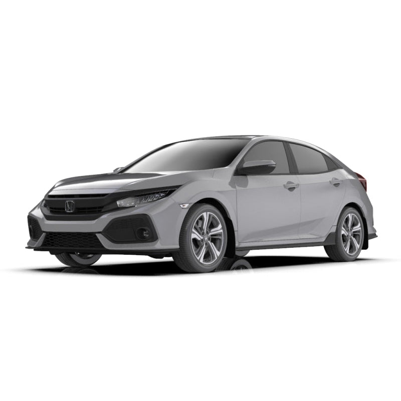 Rally Armor 17-21 Honda Civic Sport & Touring (Hatch) Black UR Mud Flap w/ Dark Grey Logo - T1 Motorsports
