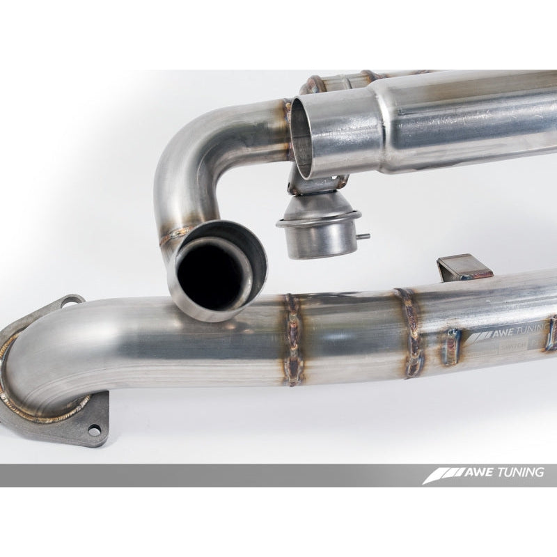 AWE Tuning Porsche 991 SwitchPath Exhaust for Non-PSE Cars Chrome Silver Tips - T1 Motorsports