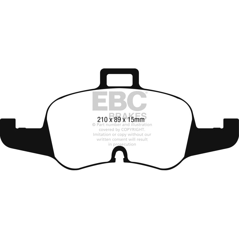 EBC Redstuff Brake Pads -  2016+ Audi TTS Quattro 2.0L Turbo - Front Brake Pads