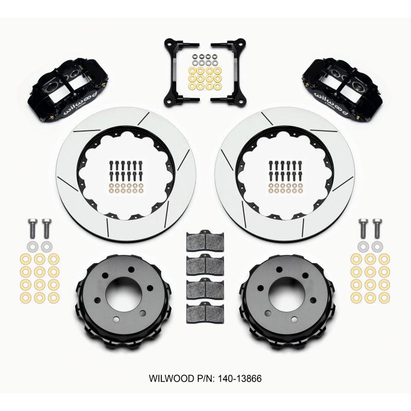 Wilwood Narrow Superlite 4R RearTruck Kit 14.25in 2012-Up Ford F150 (6 lug) - T1 Motorsports