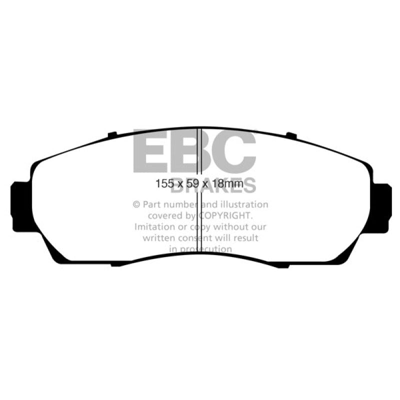 EBC Redstuff Brake Pads -  07-09 Acura RDX 2.3 Turbo - Front Brake Pads