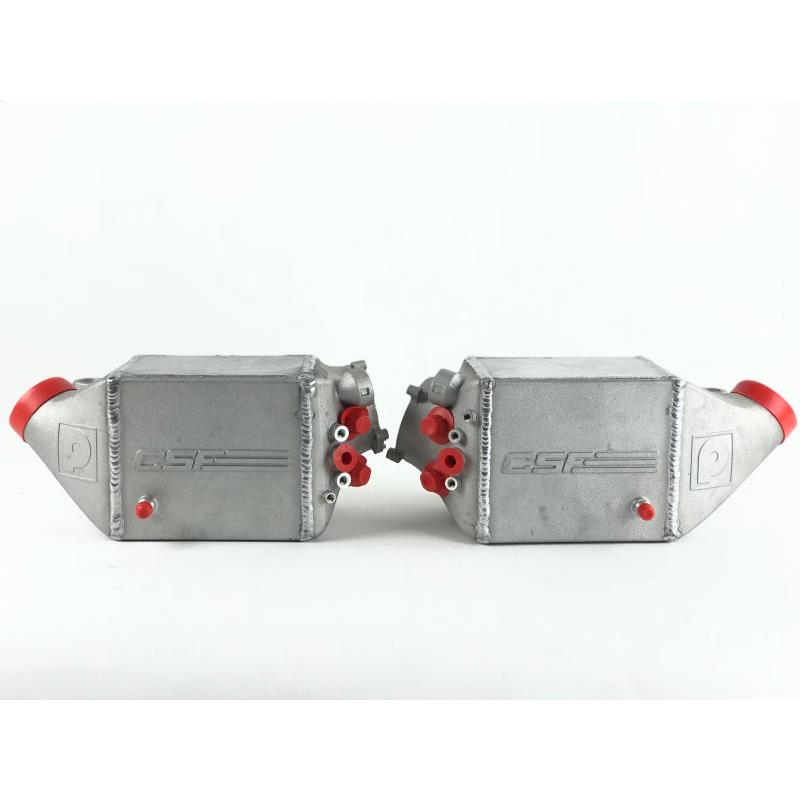 CSF 12-16 BMW M5 (F10) / 12-18 BMW M6 (F06/F12/F13) Twin Charge-Air-Cooler Set - Raw Finish - T1 Motorsports