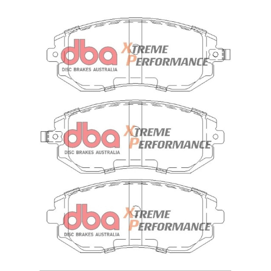 DBA 03-05 Subaru WRX / 08 Subaru WRX XP650 Front Brake Pads - T1 Motorsports