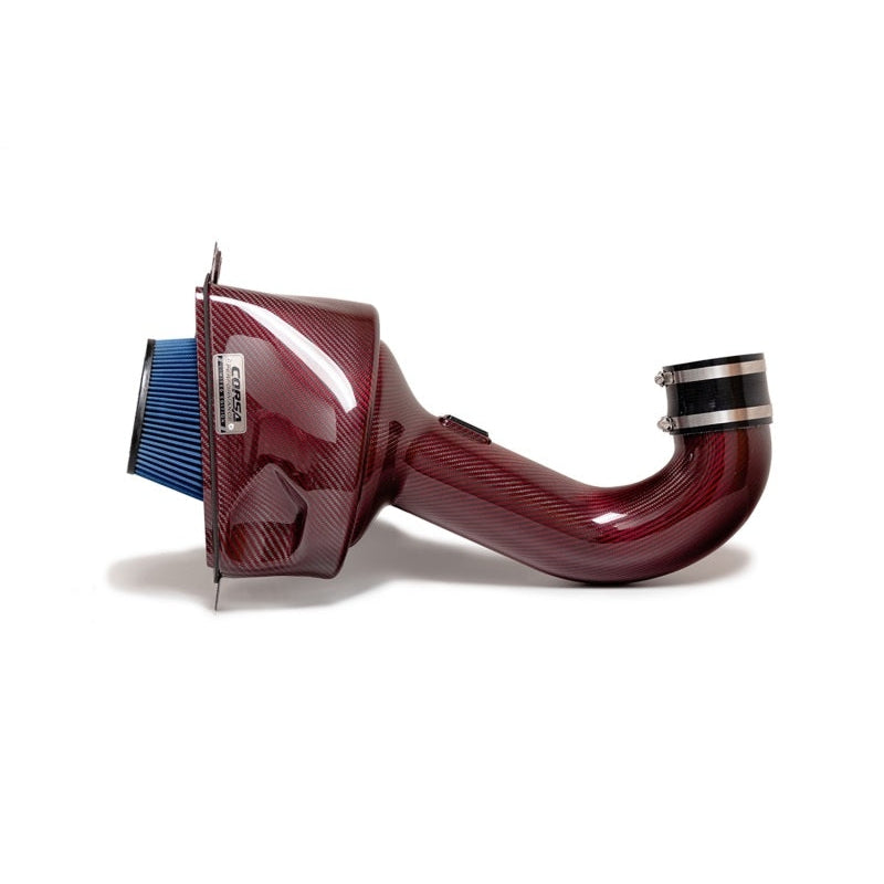 Corsa Red Carbon Fiber Oiled Air Filter Air Intake - 2015-2019 Chevrolet Corvette C7 Z06 6.2L V8