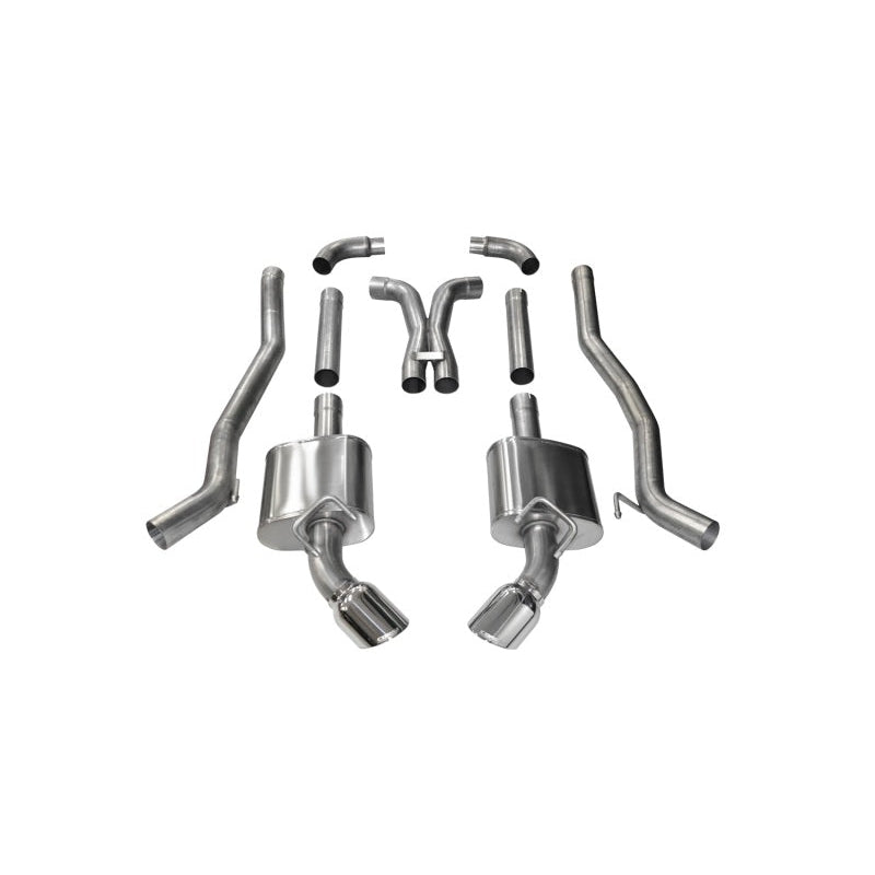 Corsa 10-15 Chevrolet Camaro SS 6.2L V8 Manual Polished Xtreme 3in Cat-Back - T1 Motorsports
