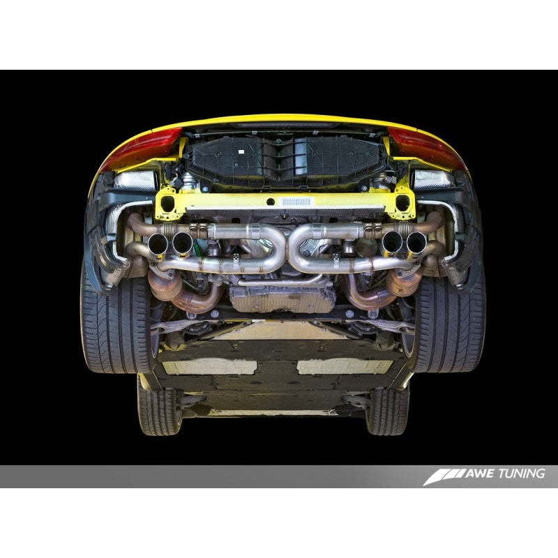 AWE Tuning Porsche 991 SwitchPath Exhaust for PSE Cars (no tips) - T1 Motorsports