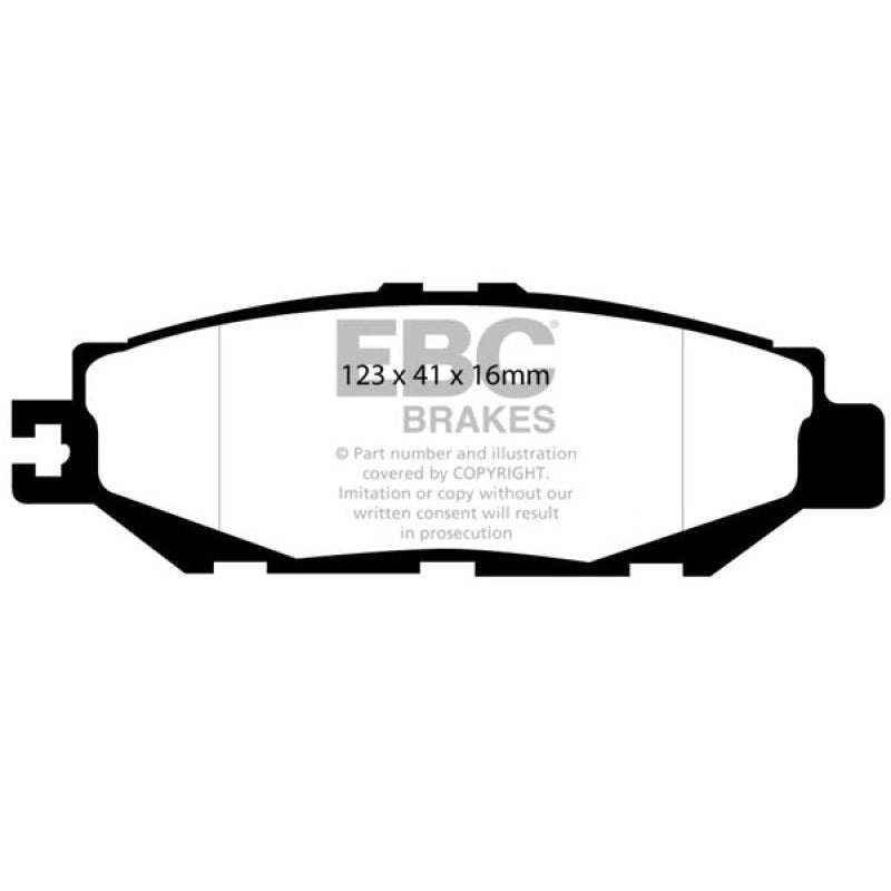 EBC Redstuff Brake Pads -  93-94 Lexus LS400 4.0 - Rear Brake Pads