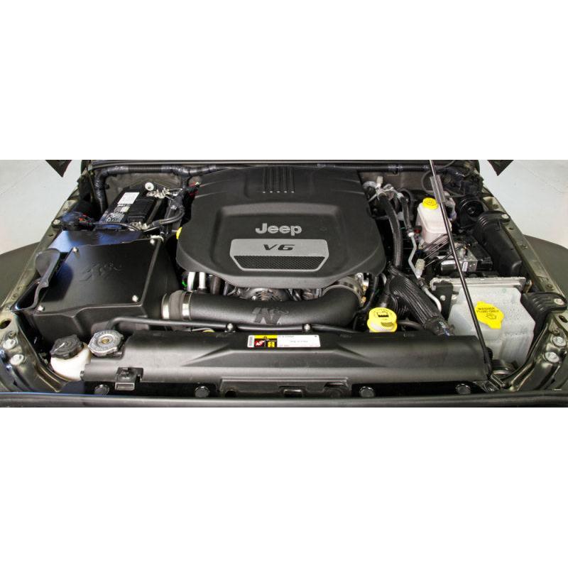 K&N 12-18 Jeep Wrangler 3.6L V6 Performance Intake Kit w/ Snorkel