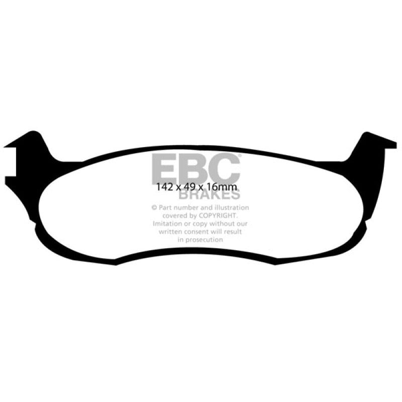 EBC 00-01 Ford Expedition 4.6 2WD Extra Duty Rear Brake Pads