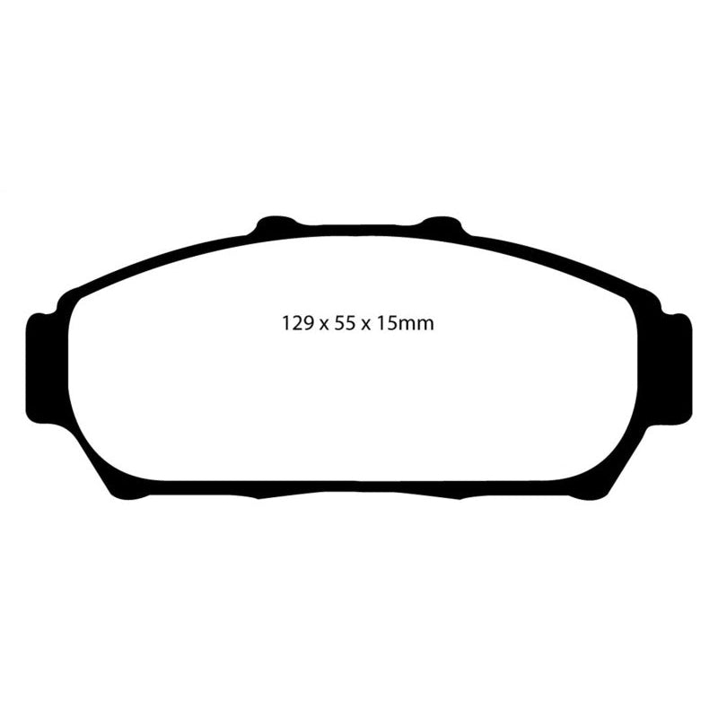 EBC Redstuff Brake Pads -  94-01 Acura Integra 1.8 - Front Brake Pads